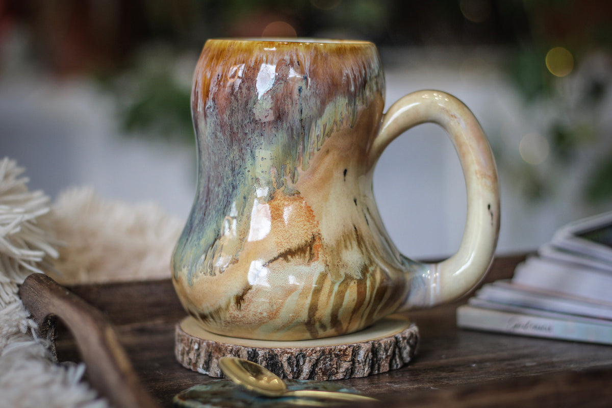 07-C Soft Earth Series Gourd Mug, 23 oz.