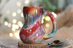 06-C Rainbow 'FLOW' Mug - TOP SHELF MISFIT, 17 oz.