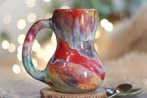 06-C Rainbow 'FLOW' Mug - TOP SHELF MISFIT, 17 oz.