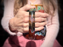 Load image into Gallery viewer, 08-C Earthy Rainbow Grotto Curvy Mug - TOP SHELF, 24 oz.