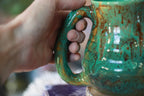 07-F Surprise EXPERIMENT Barely Flared Textured Mug, 21 oz.