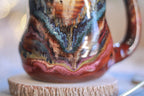 01-B+ Desert Oasis Barely Flared Textured Divot Mug - TOP SHELF NEXT LEVEL, 21 oz.