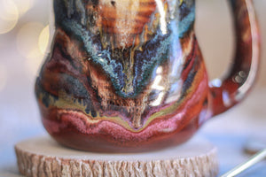 01-B+ Desert Oasis Barely Flared Textured Divot Mug - TOP SHELF NEXT LEVEL, 21 oz.