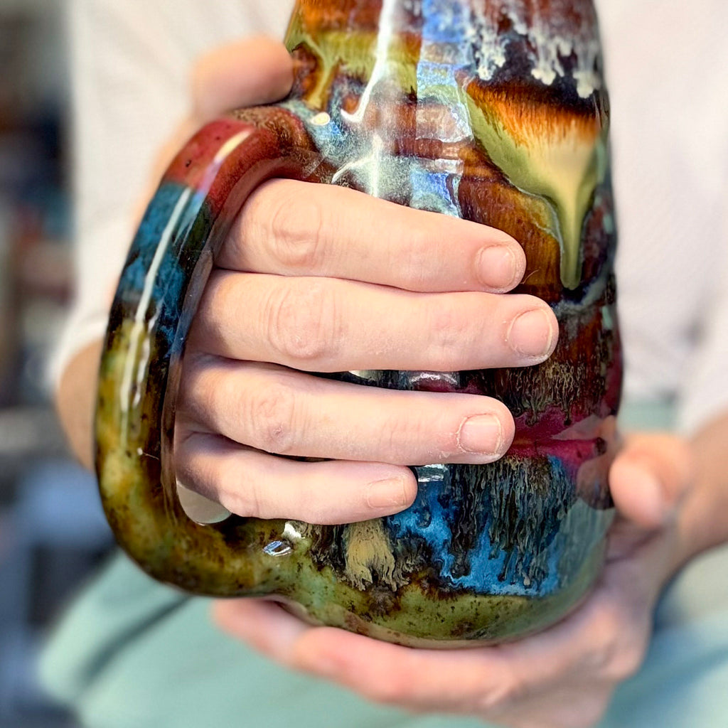 01-A+ New Earth Swirly Mug - TOP SHELF NEXT LEVEL, 30 oz.