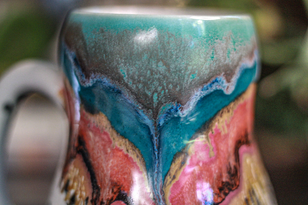 01-B Desert Rainbow Gourd Mug - TOP SHELF, 20 oz.