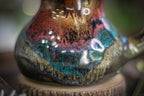 01-A Molten Cheetah Variation Acorn Gourd Mug - TOP SHELF, 20 oz.