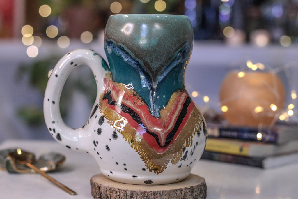 01-B Sonora Acorn Gourd Mug - TOP SHELF MISFIT, 24 oz.
