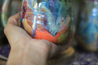 01-F 'FLOW' Textured Mug, 18 oz. (This listing is for one mug)