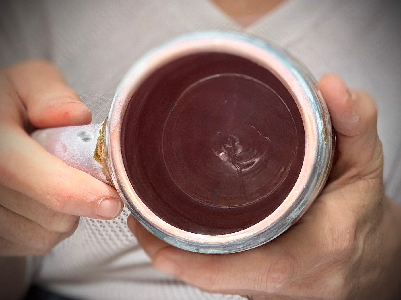 01-C Lavender Fields Swirly Mug - TOP SHELF, 24 oz.