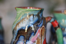 Load image into Gallery viewer, 01-C &#39;FLOW&#39; Barely Flared Textured Divot Mug - TOP SHELF, 22 oz. (This listing is for one mug)