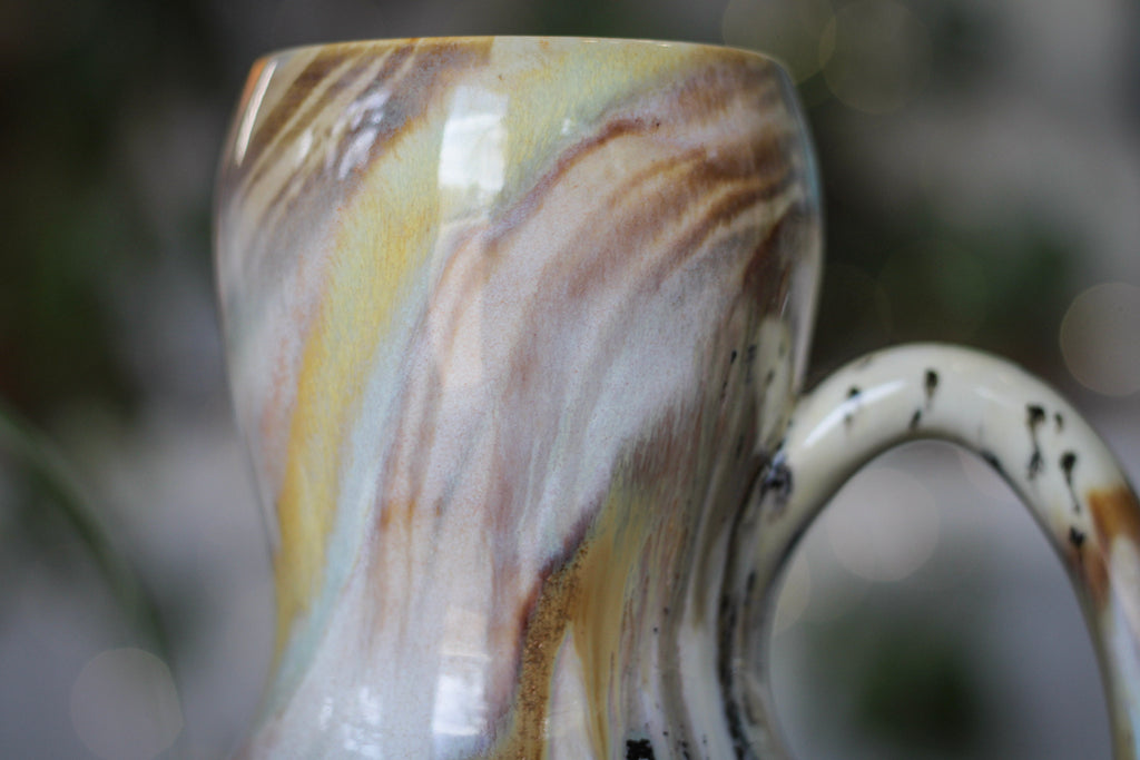 01-B Soft Earth Series PROTOTYPE Gourd Mug - TOP SHELF, 26 oz.
