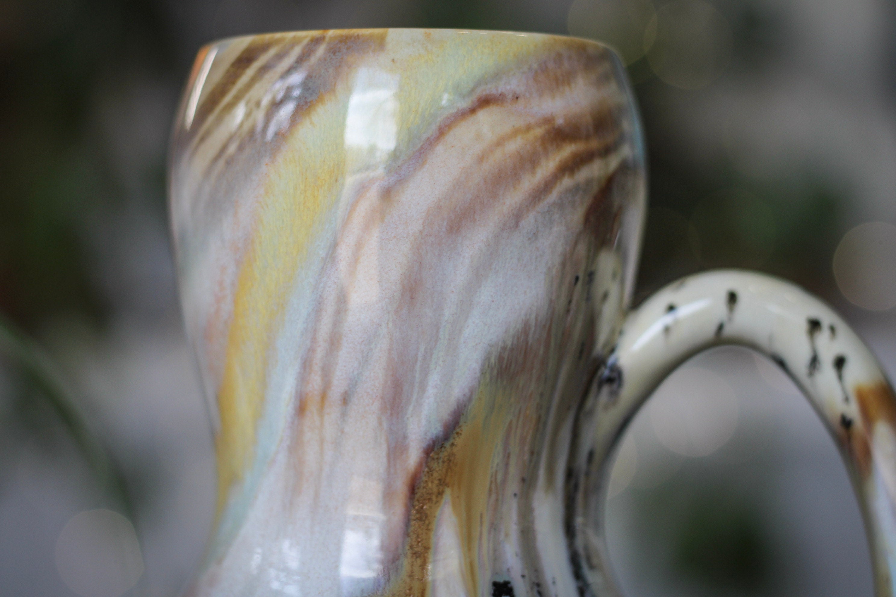 01-B Soft Earth Series PROTOTYPE Gourd Mug - TOP SHELF, 26 oz.