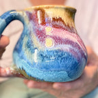 06-C Wispy Rainbow Flared Mug, 18 oz.