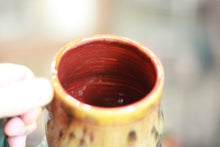 Load image into Gallery viewer, 05-D Molten Cheetah Notched Textured Divot Mug, 16 oz.