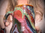 08-C Earthy Rainbow Grotto Curvy Mug - TOP SHELF, 24 oz.