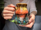 08-C Molten Cheetah Variation Cuddle Mug, 22 oz.