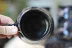 04-E Cosmic Amethyst Grotto Barely Flared Textured Mug, 18 oz. (This listing is for one mug)