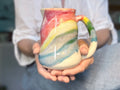 08-SC Curvy Notched Mug, 16 oz.