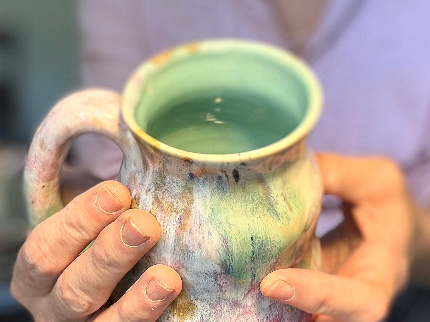 07-F IO Moon Curvy Flared Mug, 15 oz. (This listing is for one mug)