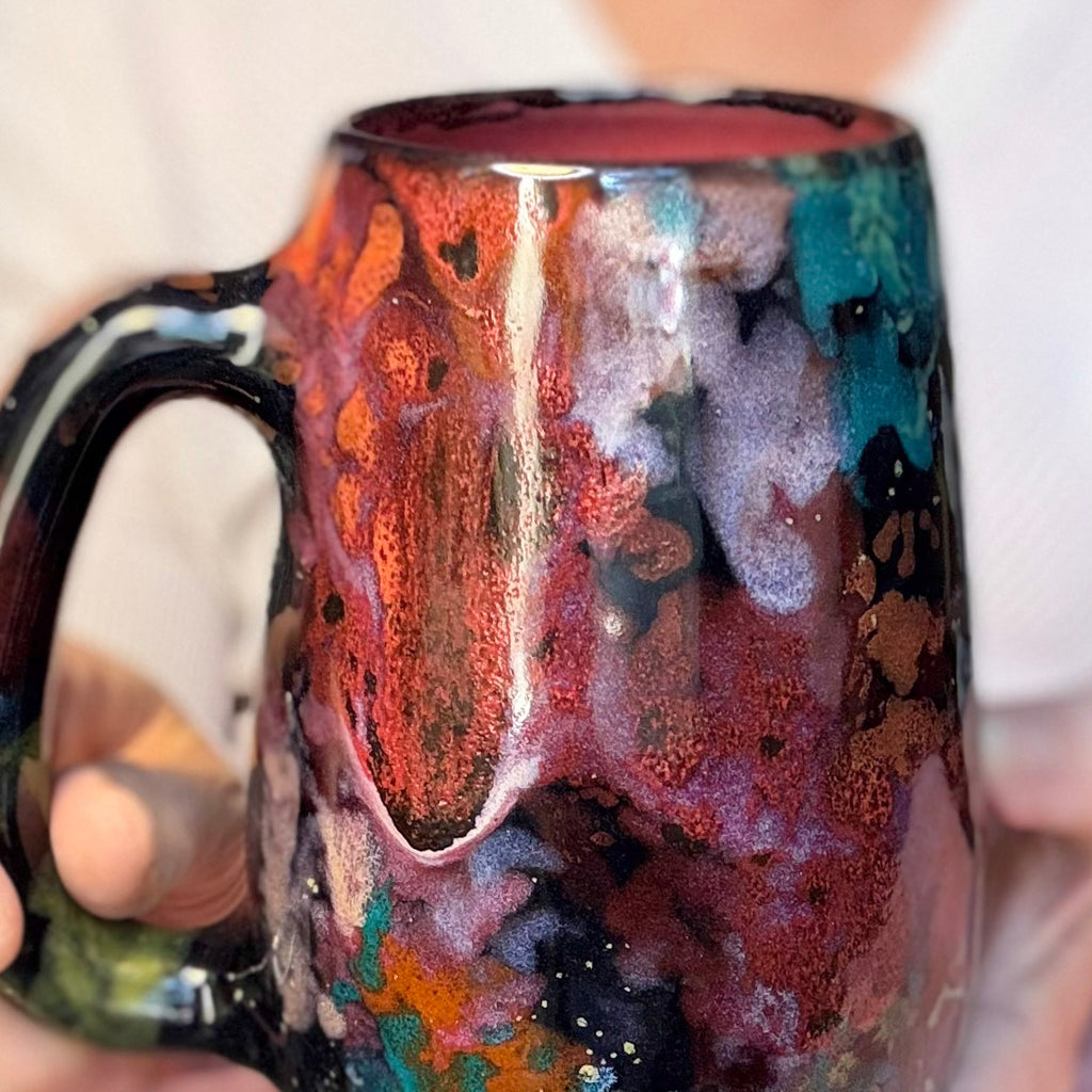 06-A Rainbow Stellar Mug, TOP SHELF - 25 oz.