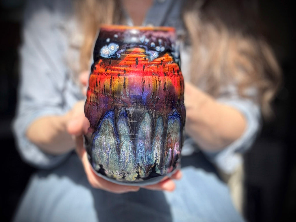 07-B Starry Night Swirly Mug - TOP SHELF MISFIT, 21 oz.