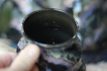 Load image into Gallery viewer, 04-E Cosmic Amethyst Grotto Barely Flared Textured Mug, 18 oz. (This listing is for one mug)