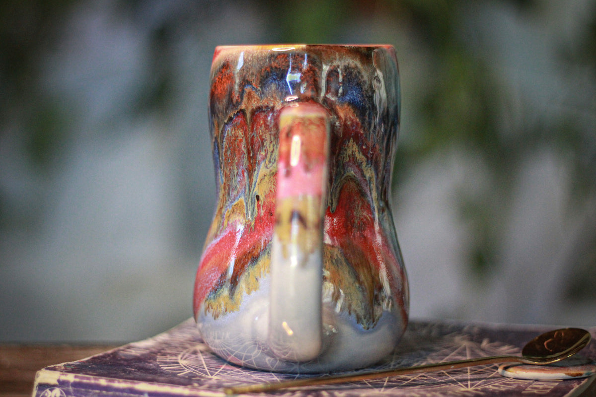07-D Purple 'FLOW' Gourd Mug, 20 oz.