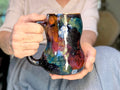 08-B Rainbow Stellar Gourd Mug - TOP SHELF, 23 oz.