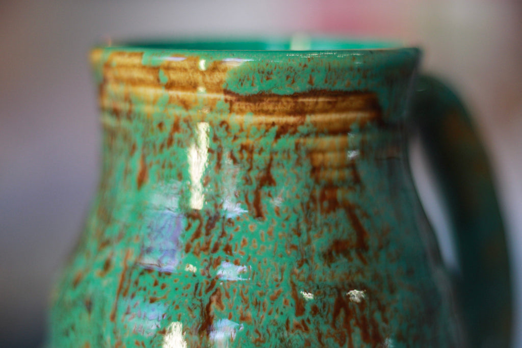 07-F Surprise EXPERIMENT Barely Flared Textured Mug, 21 oz.