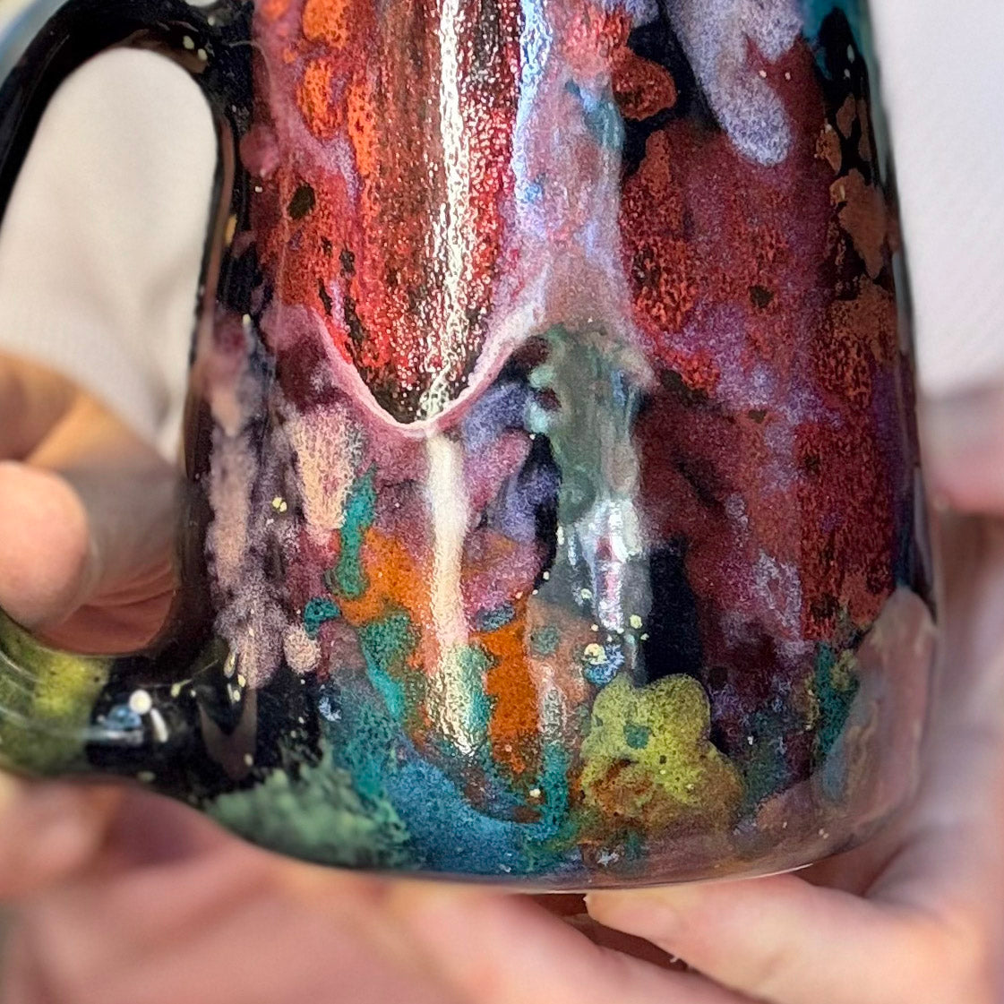06-A Rainbow Stellar Mug, TOP SHELF - 25 oz.