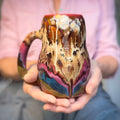 07-B Desert Oasis Curvy Mug, TOP SHELF - 26 oz.