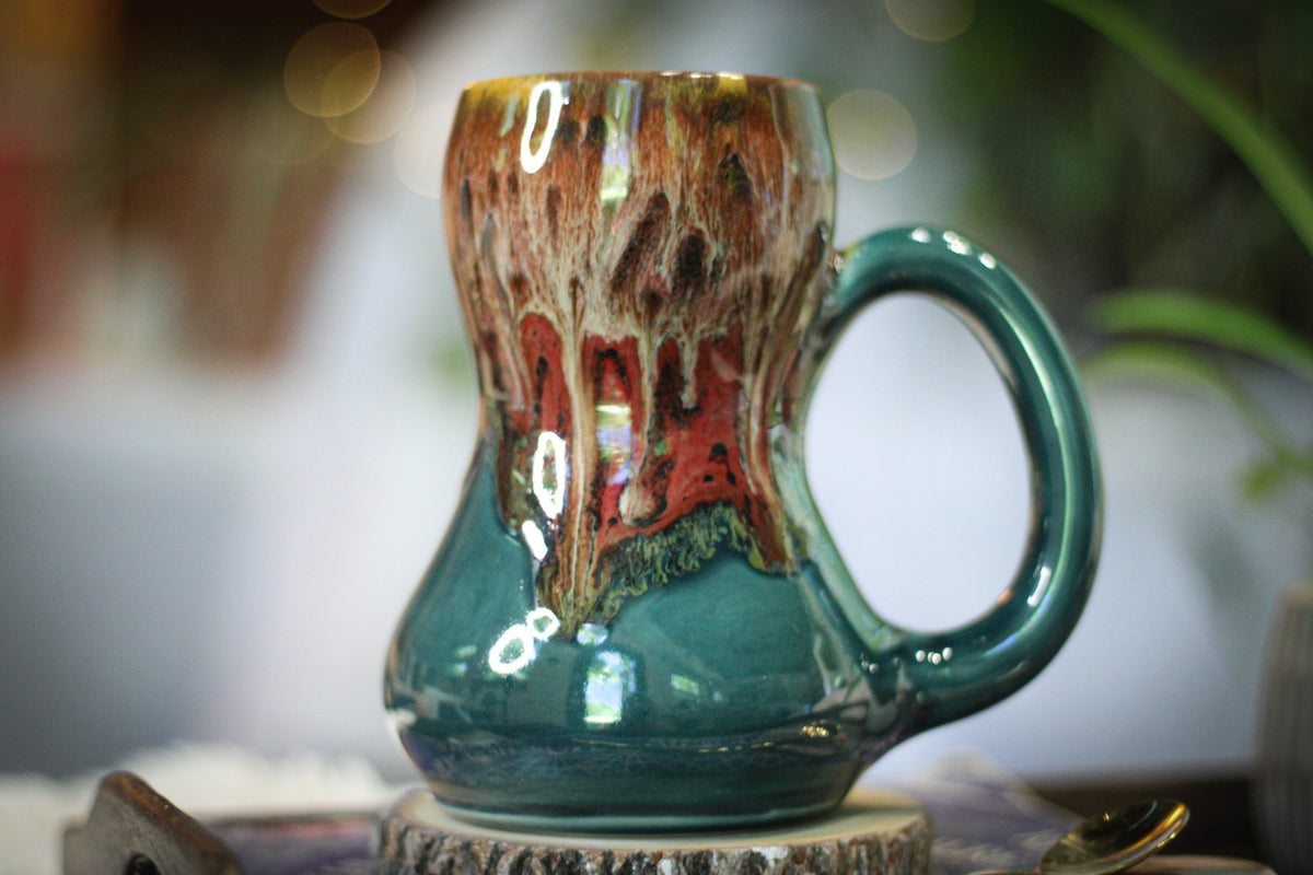 07-D Molten Caramel Acorn Gourd Mug, 19 oz.