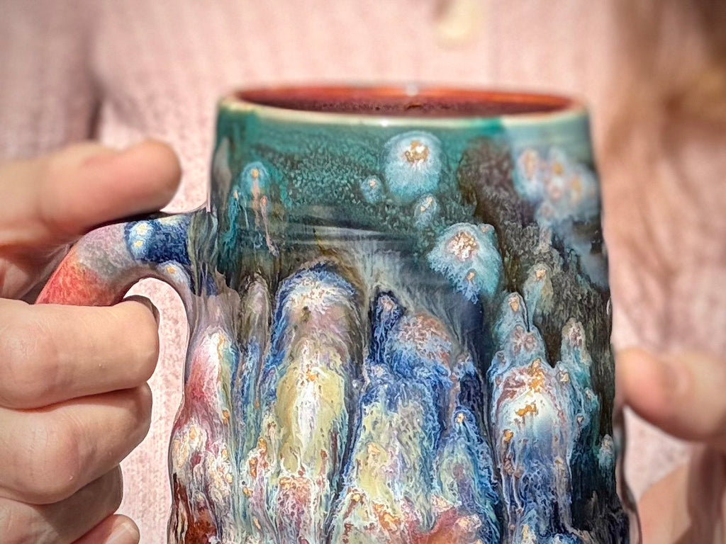 07-D Whimsy PROTOTYPE Textured Mug, 24 oz.