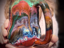 Load image into Gallery viewer, 08-C Earthy Rainbow Grotto Curvy Mug - TOP SHELF, 24 oz.