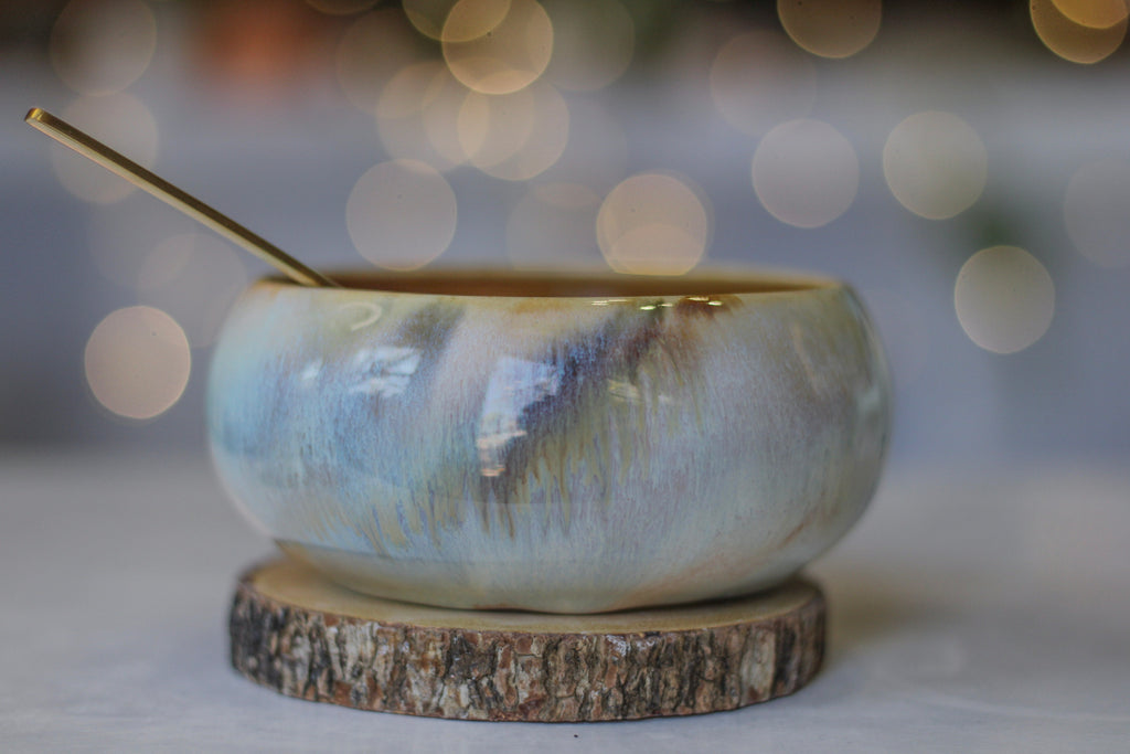 07-D Soft Earth Series PROTOTYPE Bowl - MINOR MISFIT, 14 oz. - 10% off