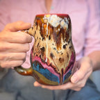 07-B Desert Oasis Curvy Mug, TOP SHELF - 26 oz.