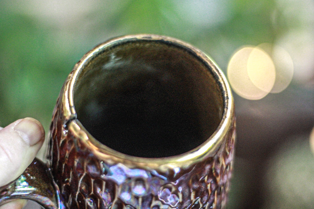 07-D PROTOTYPE Notched Textured Mug, 20 oz.