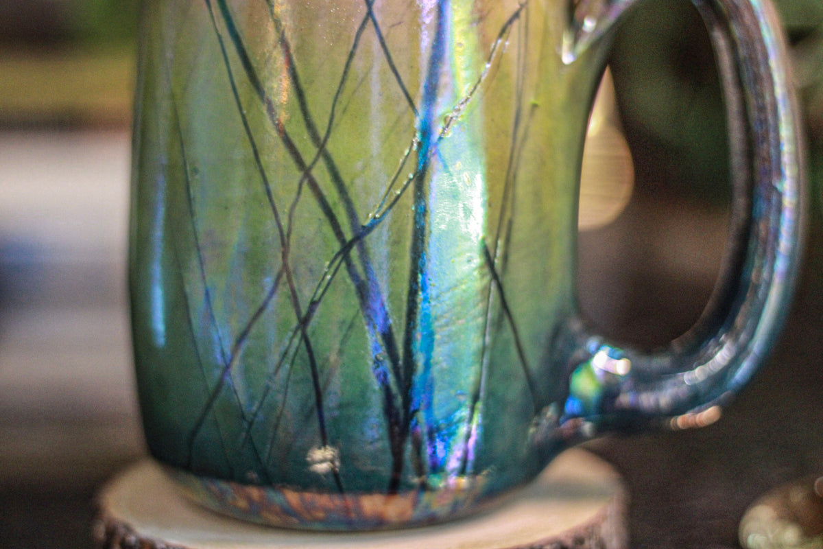 07-A Labradorite PROTOTYPE Mug - MINOR MISFIT, 24 oz. - 15% off
