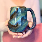 07-D Aurora Variation Notched Curvy Mug, 19 oz.