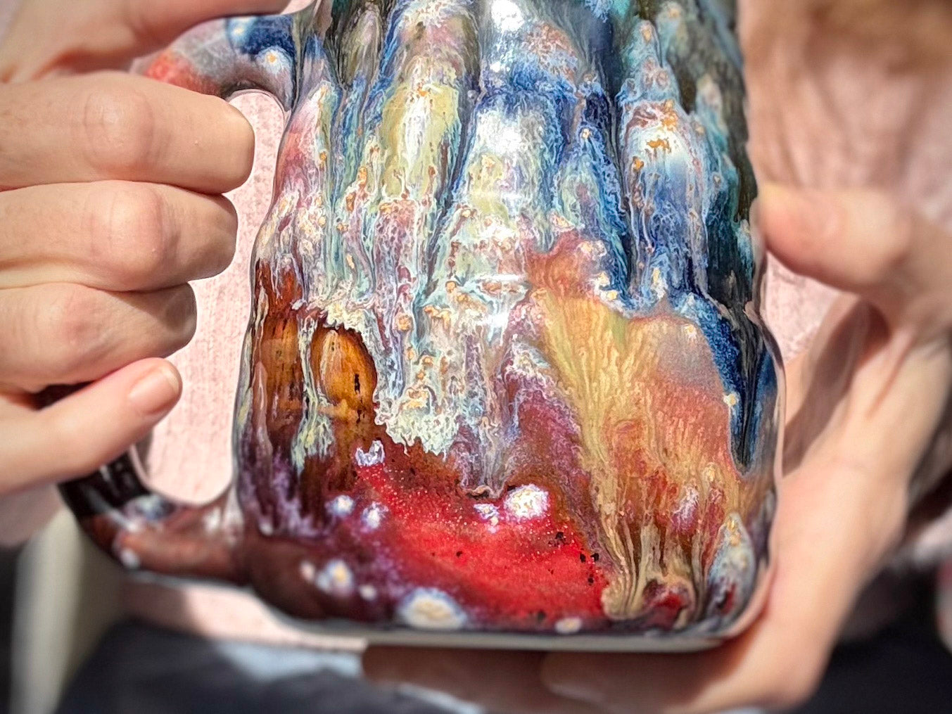 07-D Whimsy PROTOTYPE Textured Mug, 24 oz.