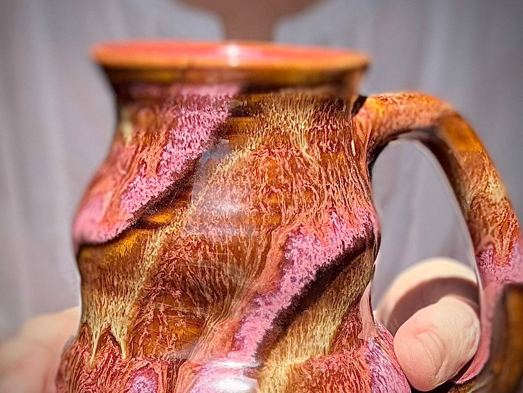 07-D Magenta Grotto Cuddle Mug - TOP SHELF MISFIT, 18 oz.