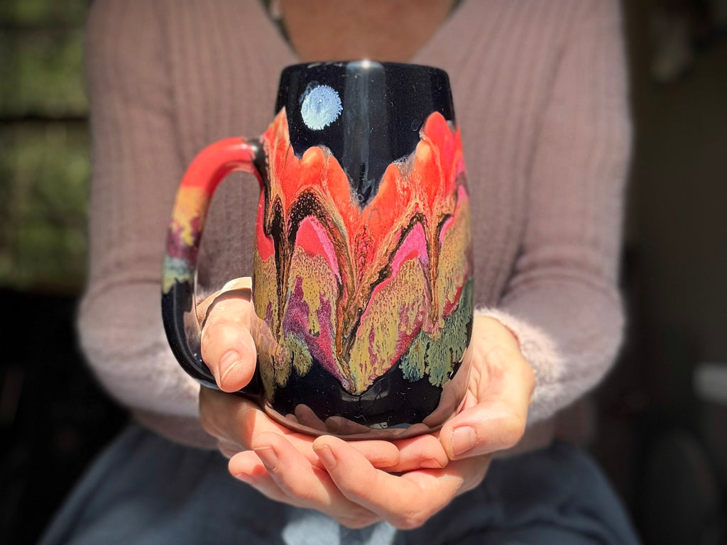 08-B Molten Strata Mug, 24 oz.