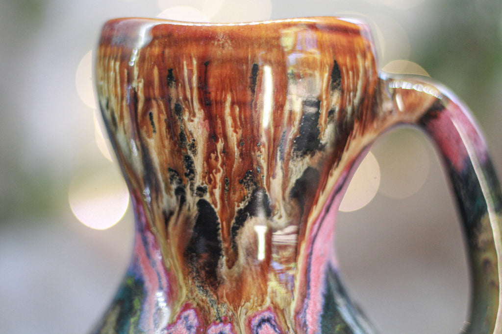 06-B Molten Cheetah Mug- TOP SHELF, 20 oz.