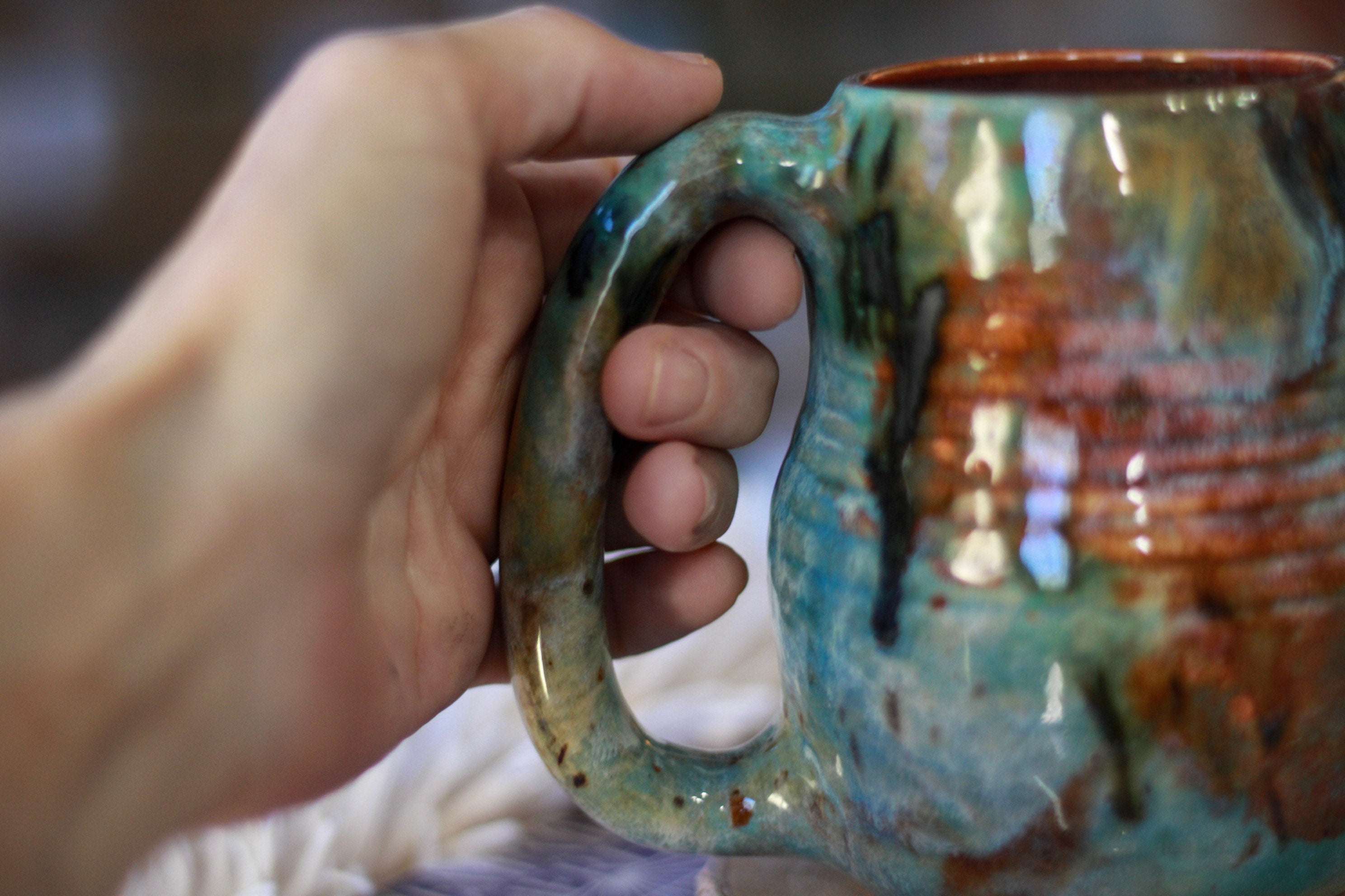 07-D Stone PROTOTYPE Mid Mod Mug, 16 oz.