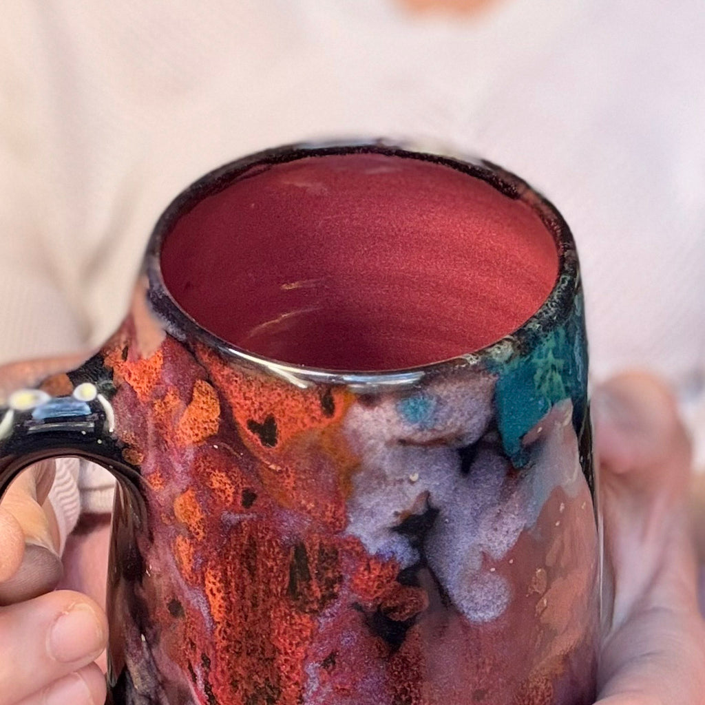 06-A Rainbow Stellar Mug, TOP SHELF - 25 oz.