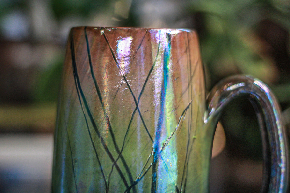 07-A Labradorite PROTOTYPE Mug - MINOR MISFIT, 24 oz. - 15% off