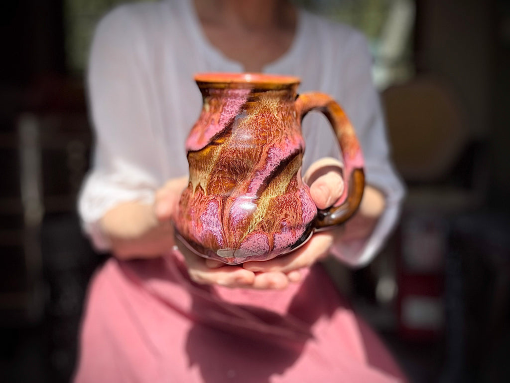 07-D Magenta Grotto Cuddle Mug - TOP SHELF MISFIT, 18 oz.