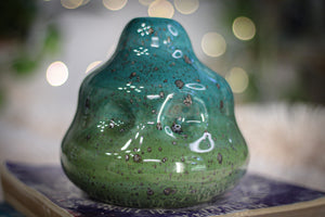 07-C Green & Teal Goddess Candleholder - MISFIT, 10% 0ff