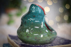 33-C Green & Teal Goddess Candleholder - MISFIT, 10% 0ff