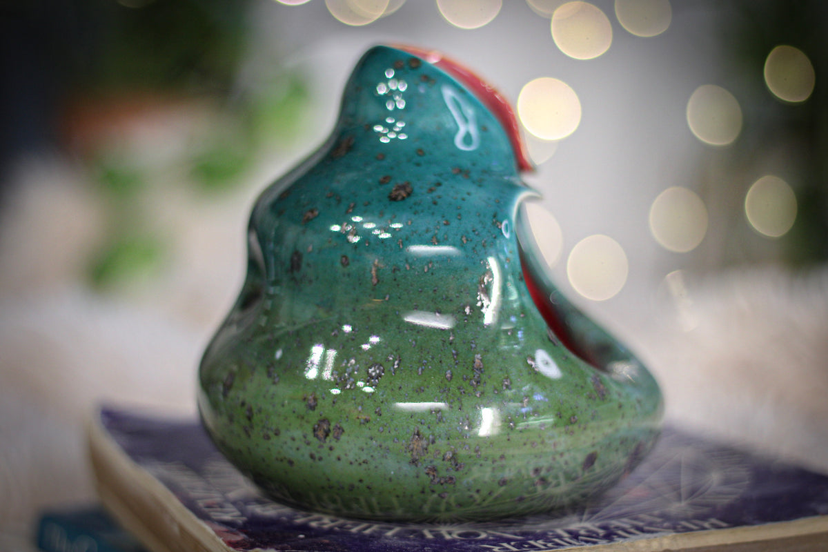 33-C Green & Teal Goddess Candleholder - MISFIT, 10% 0ff